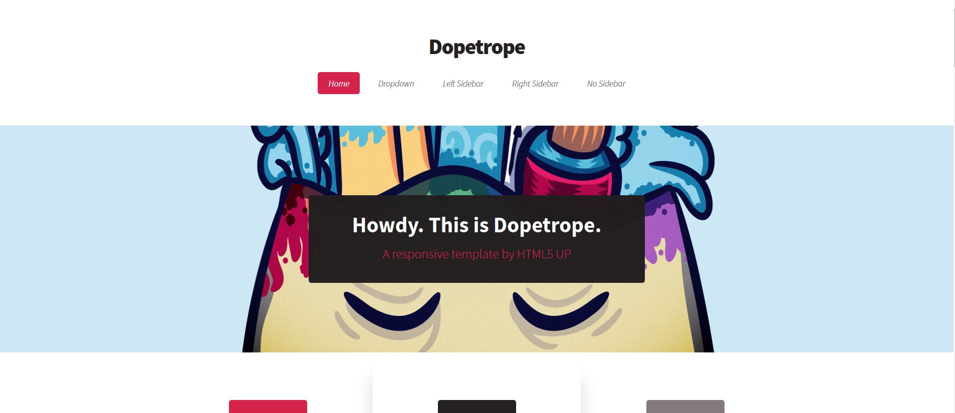 Dopetrope I HTML5 UP